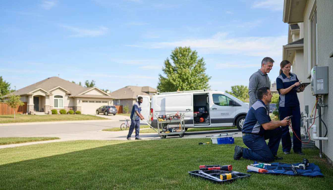Tankless water heater service in Milford, PA